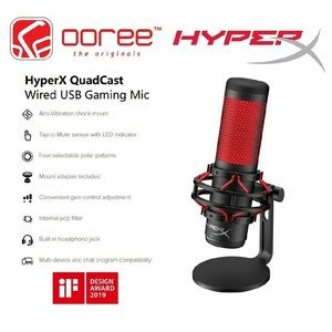 HyperX Quadcast Wired USB Gaming Mic